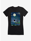 Godzilla Full Moon Descent Girls T-Shirt