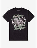 Beetlejuice Sandworm Heart Portrait T-Shirt