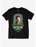 Twilight Charlie Stained Glass Portrait Girls T-Shirt