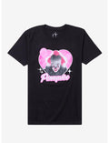 IT Pennywise Heart Glitter Portrait T-Shirt