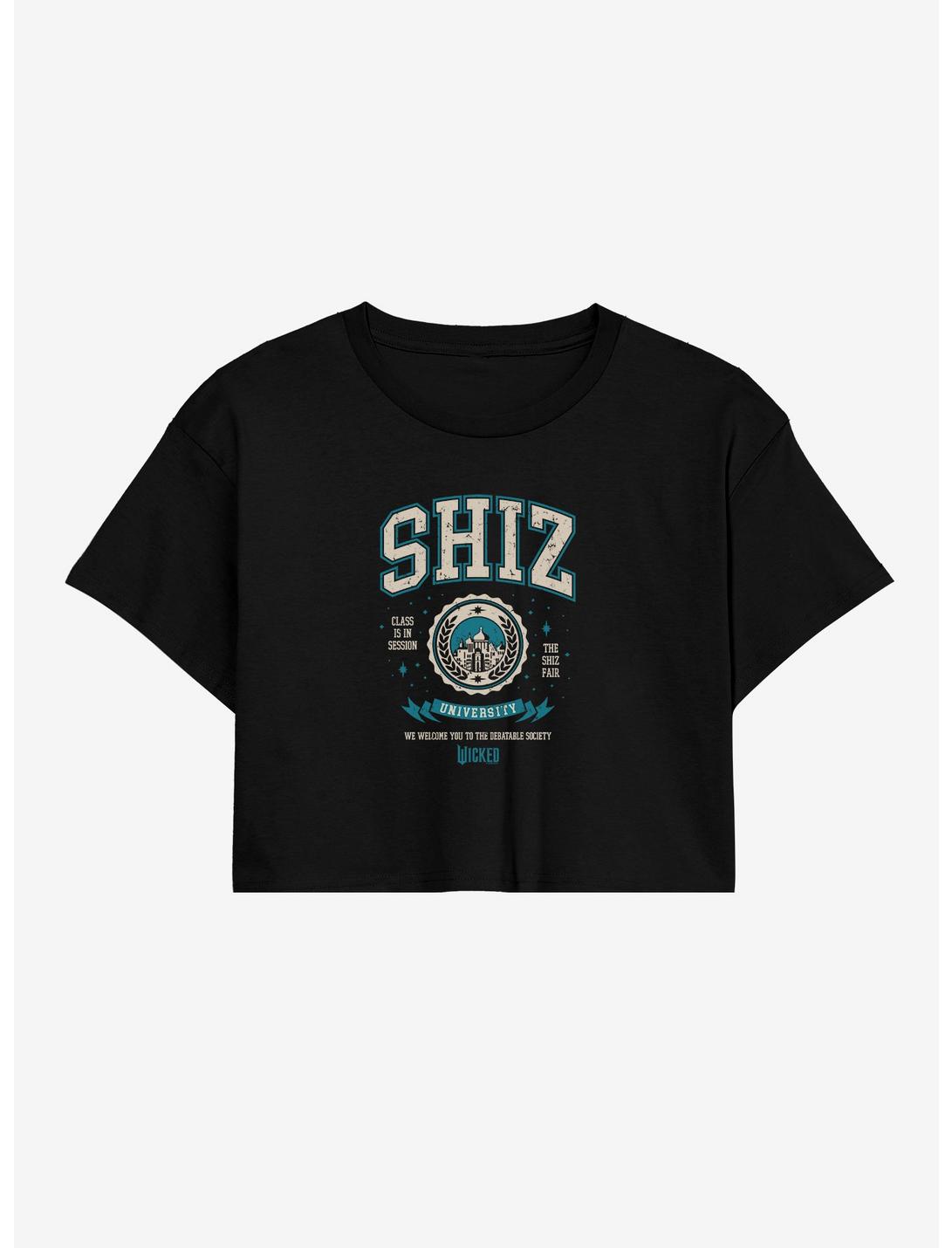 Wicked Shiz University Girls Crop T-Shirt