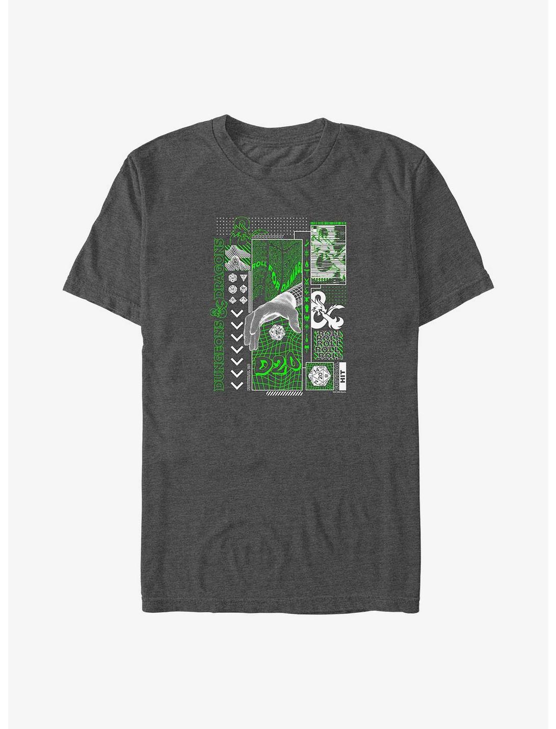 Dungeons & Dragons Trippy Tech Big & Tall T-Shirt