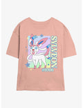 Pokemon Sylveon Heart Lockup Girls Skimmer T-Shirt