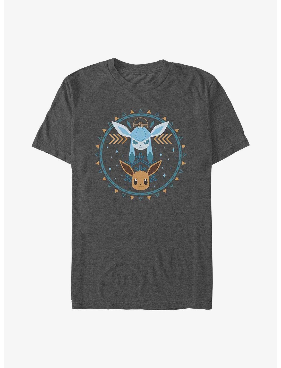 Pokemon Evee Glaceon Circle T-Shirt