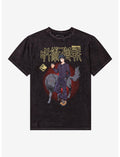 Jujutsu Kaisen Megumi Divine Dog Mineral Wash T-Shirt