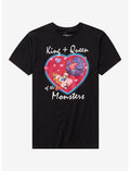 Godzilla & Mothra Heart King & Queen T-Shirt
