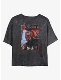 Star Wars Darth Maul Cover Girls Mineral Wash Crop T-Shirt