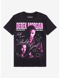 Criminal Minds Derek Morgan Hearts T-Shirt