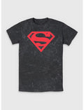 DC Superman Big Super Emblem Mineral Wash T-Shirt