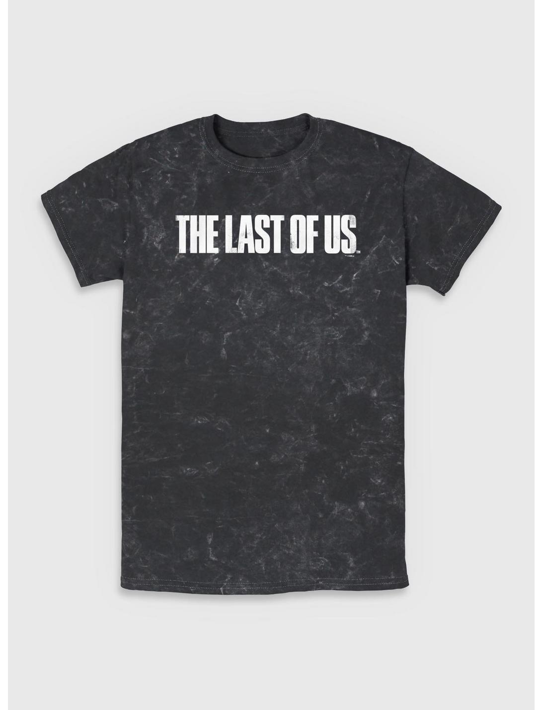 The Last Of Us Distressed Logo Mineral Wash T-Shirt