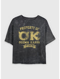 Disney Pixar Monsters University Lets Pledge Girls Mineral Wash Crop T-Shirt