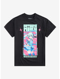 Hatsune Miku Portrait Barcode T-Shirt