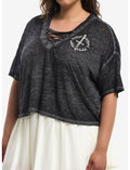 The Lord Of The Rings Doors Of Durin Girls Burnout T-Shirt Plus Size