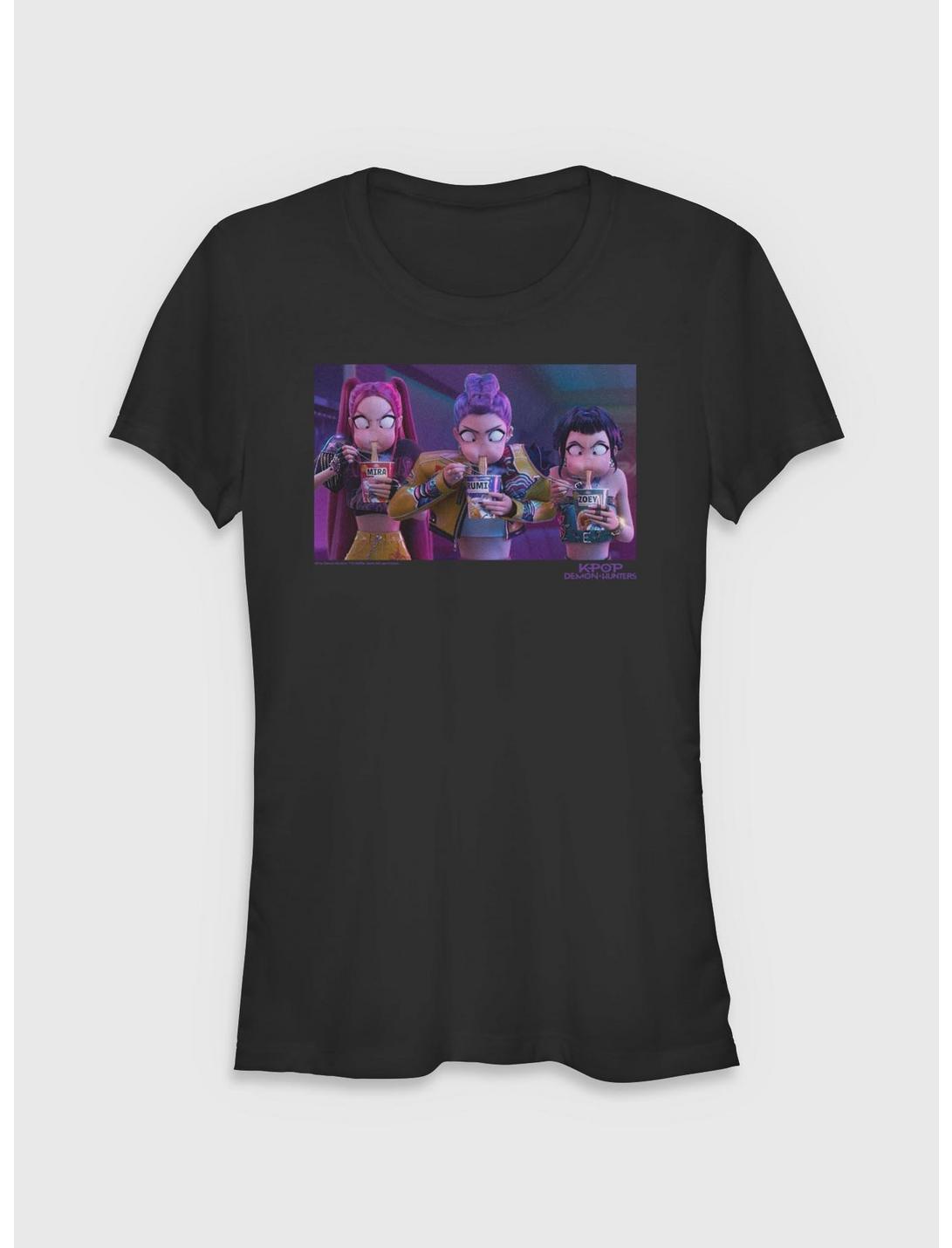 KPop Demon Hunters HUNTR/X Eating Girls T-Shirt
