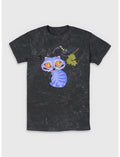 KPop Demon Hunters Derpy Tiger And Sussie Bird Mineral Wash T-Shirt