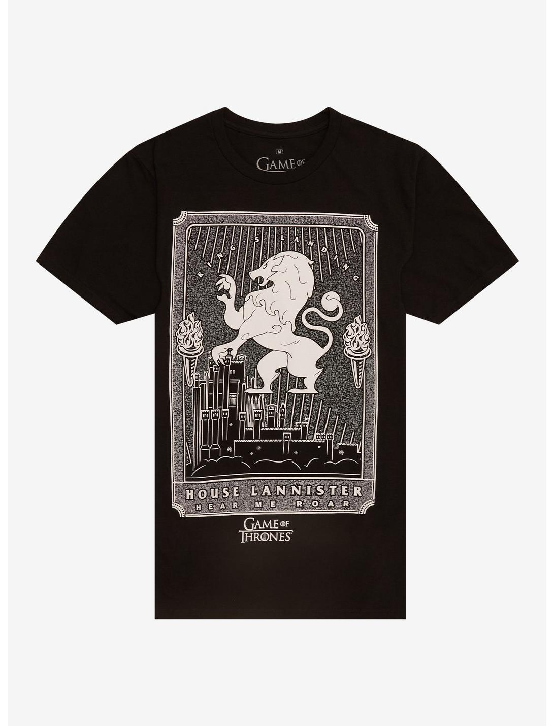 Game Of Thrones House Lannister Tarot Card T-Shirt