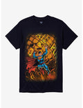 DC Comics Superman Daily Planet Flames T-Shirt