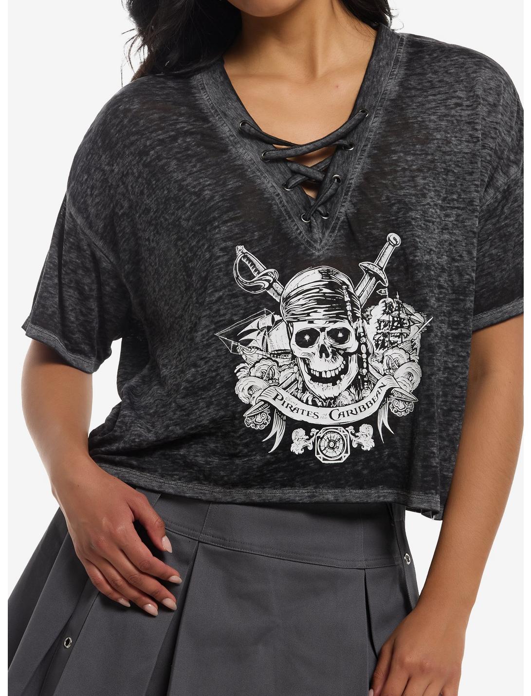 Her Universe Disney Pirates Of The Caribbean Girls Burnout T-Shirt