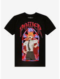 Chainsaw Man Power Stained Glass Portrait T-Shirt