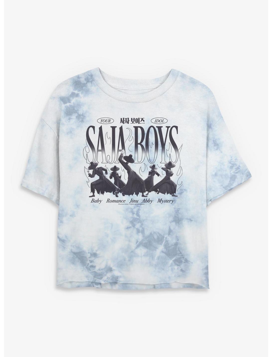 KPop Demon Hunters Saja Boys Your Idol Girls Tie-Dye Crop T-Shirt
