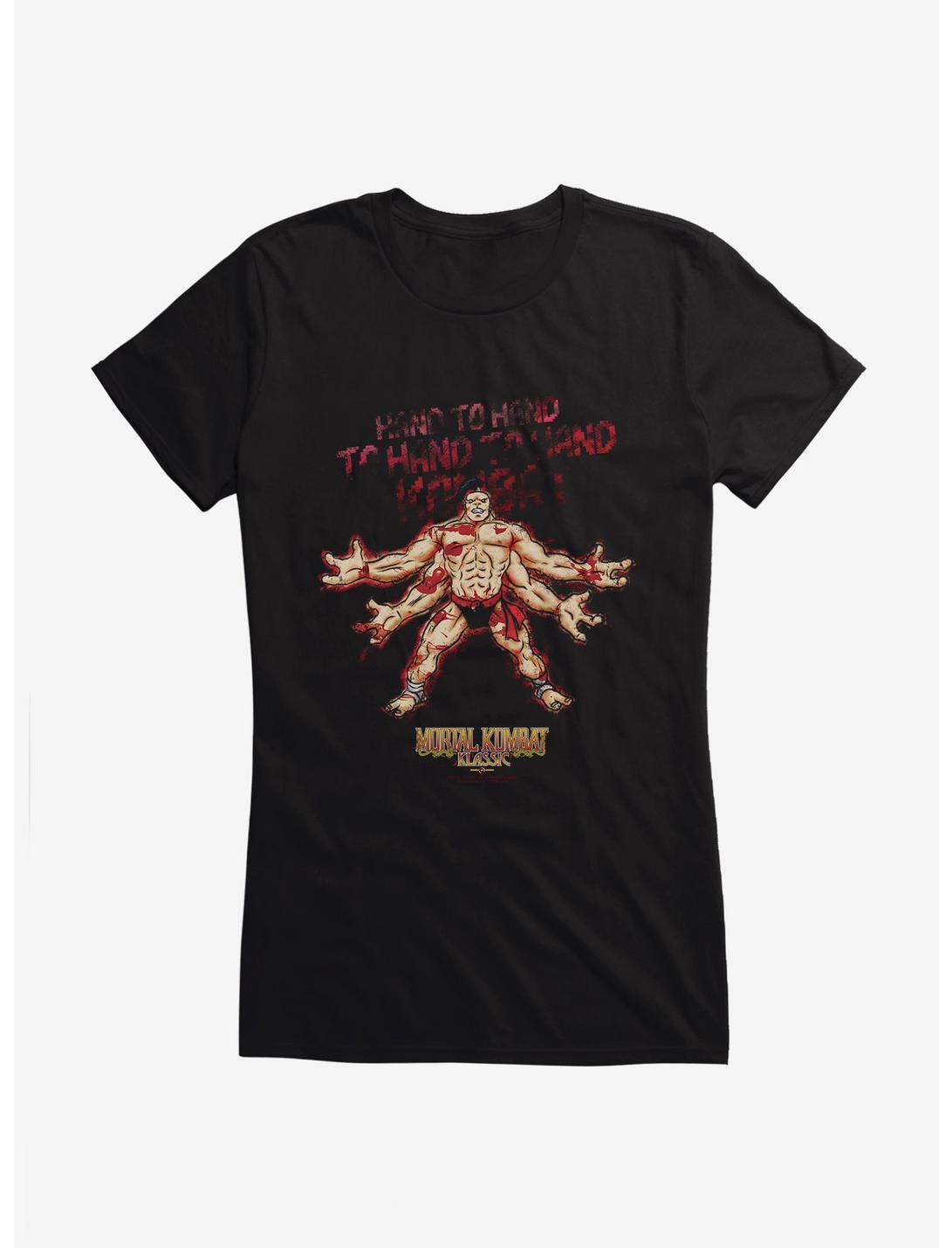 Mortal Kombat Klassic Goro Hand To Hand To Hand To Hand Kombat Girls T-Shirt
