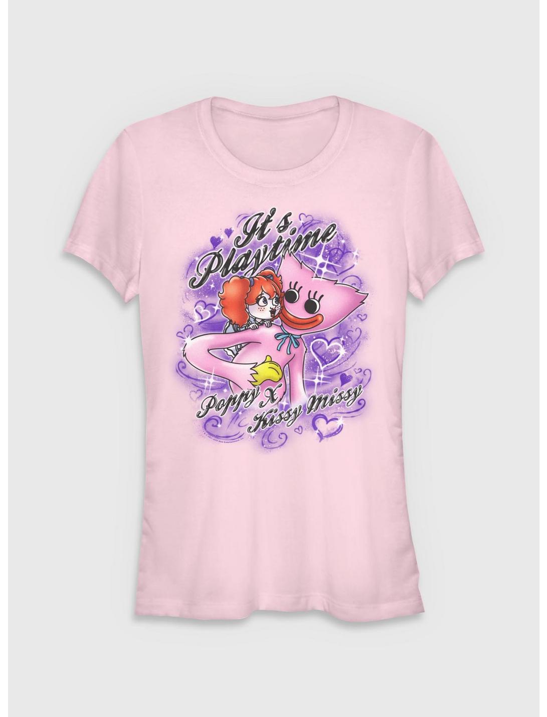 Poppy Playtime Poppy & Kissy Missy Airbrush Girls T-Shirt