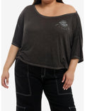 A Court Of Thorns And Roses Feyre Icons Girls Off-Shoulder T-Shirt Plus Size