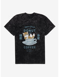 Mofusand Have A Fresh Donut And Coffee Mineral Wash T-Shirt