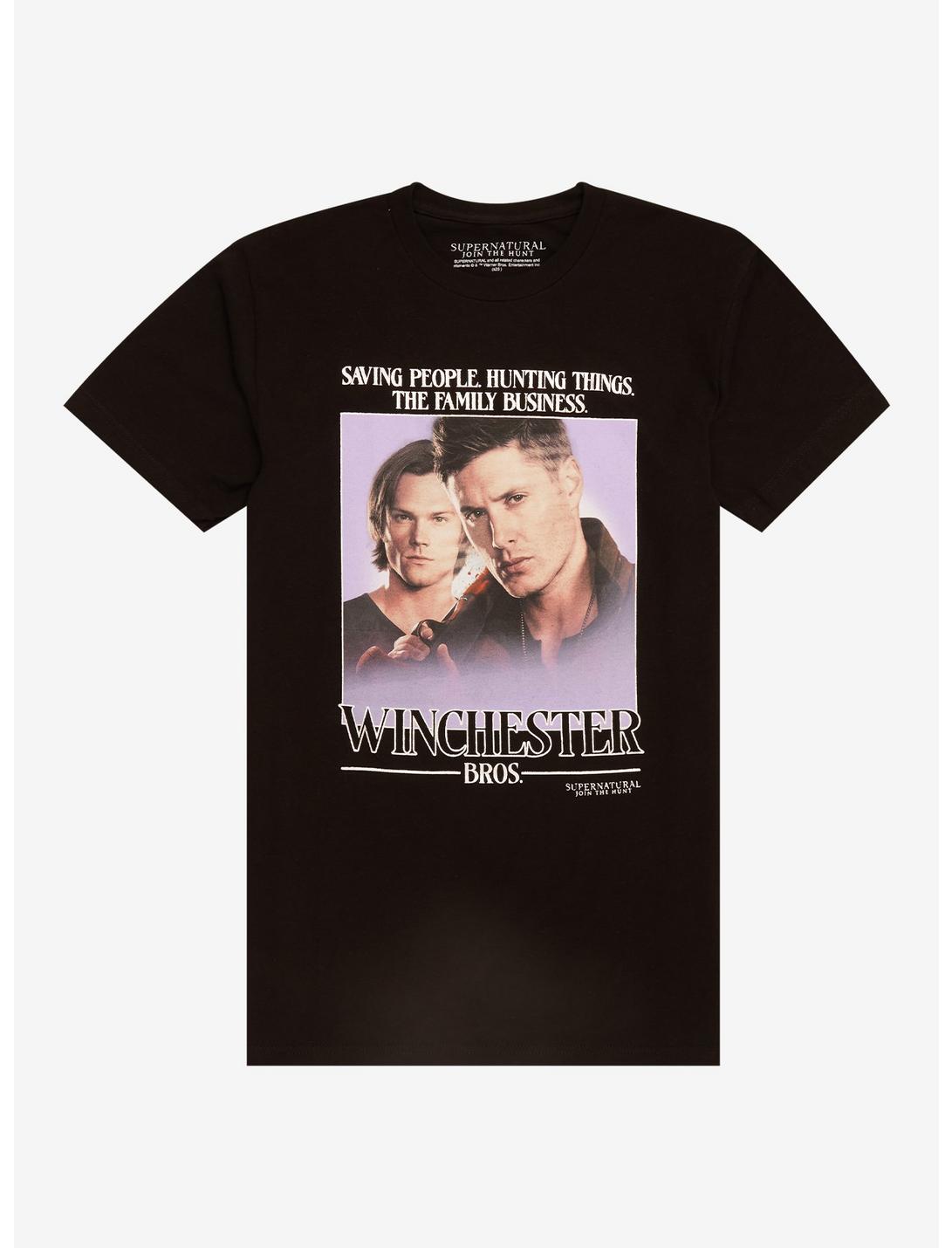 Supernatural Winchester Bros. Foil Text T-Shirt