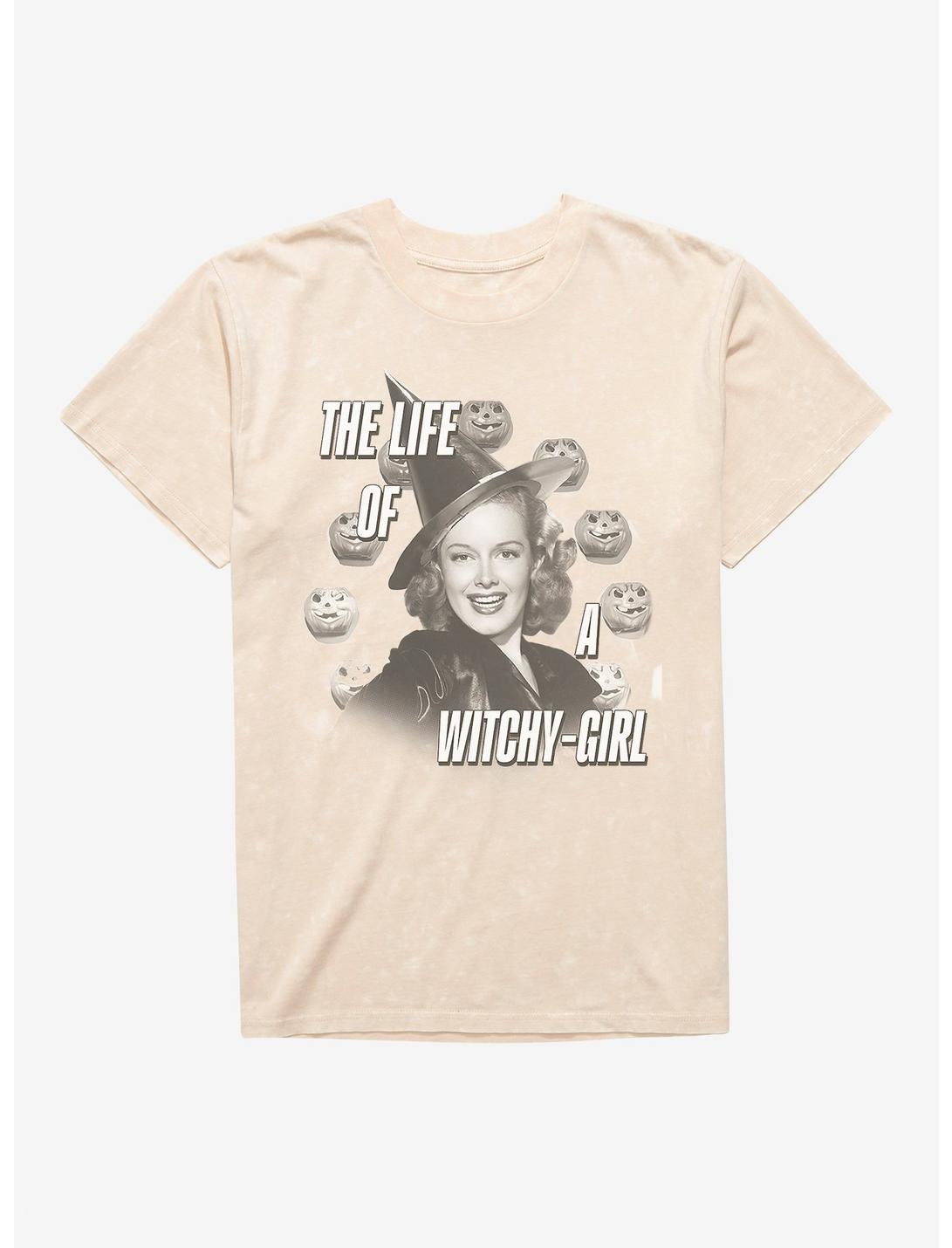 The Life Of A Witchy-Girl Mineral Wash T-Shirt