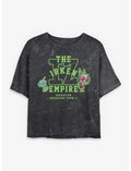 Invader ZIM Collegiate Girls Mineral Wash Crop T-Shirt