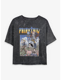 Fairy Tail On A Mission Girls Mineral Wash Crop T-Shirt