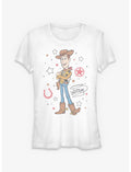 Disney Pixar Toy Story Signature Woody Girls T-Shirt