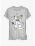Disney Pixar Toy Story Signature Buzz Girls T-Shirt
