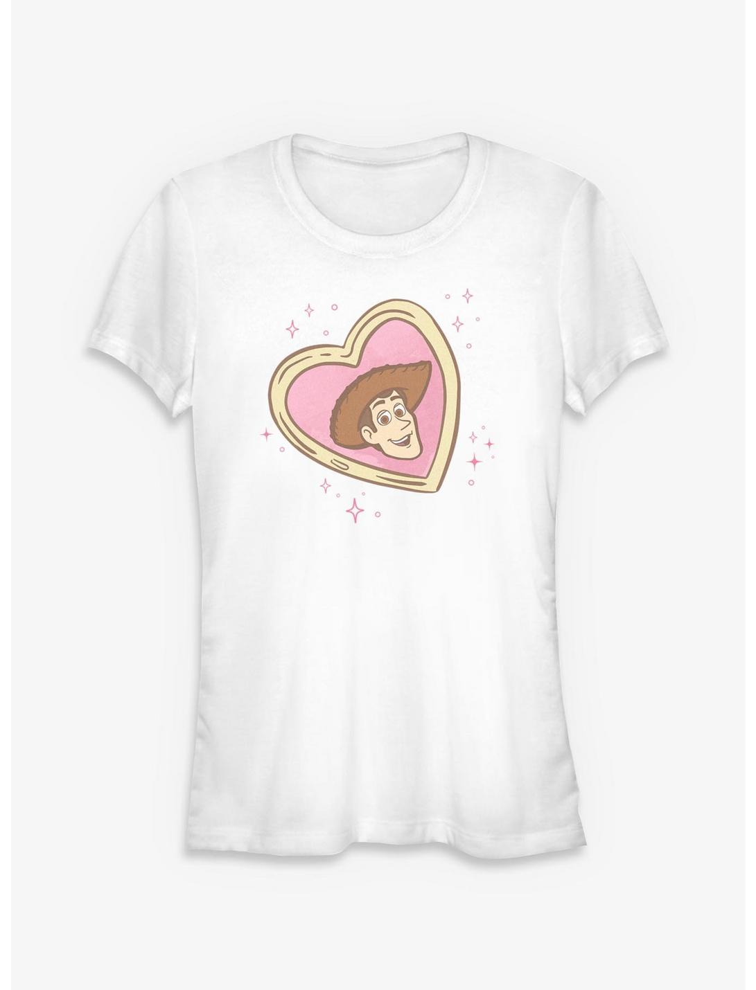 Disney Pixar Toy Story Woody Heart Locket Girls T-Shirt