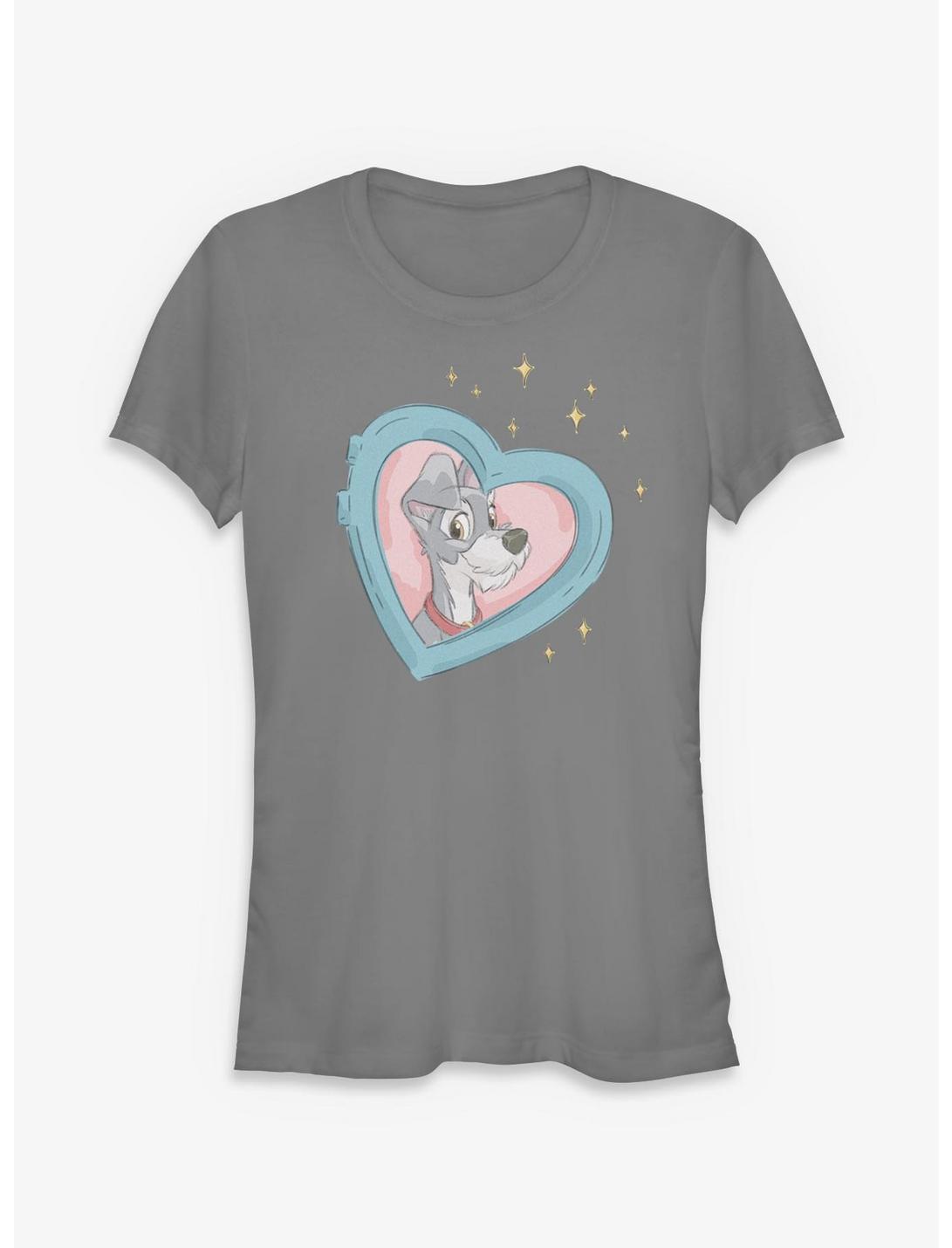 Disney Lady And The Tramp Tramp Heart Girls T-Shirt