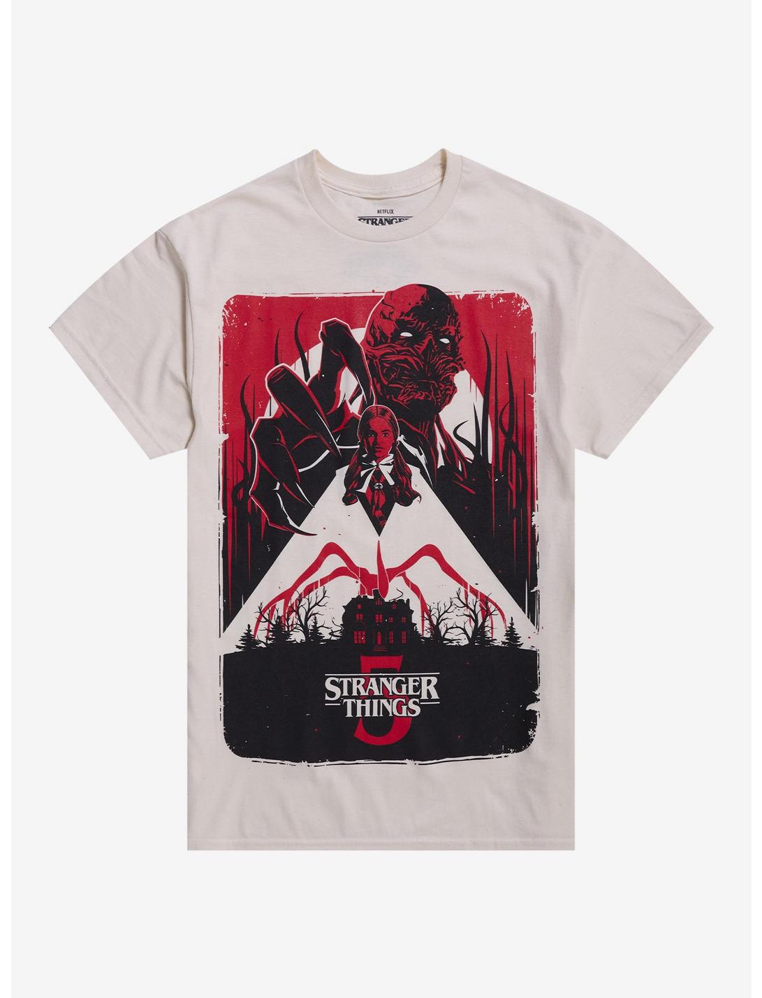 Stranger Things Season 5 Vecna & Max Poster T-Shirt