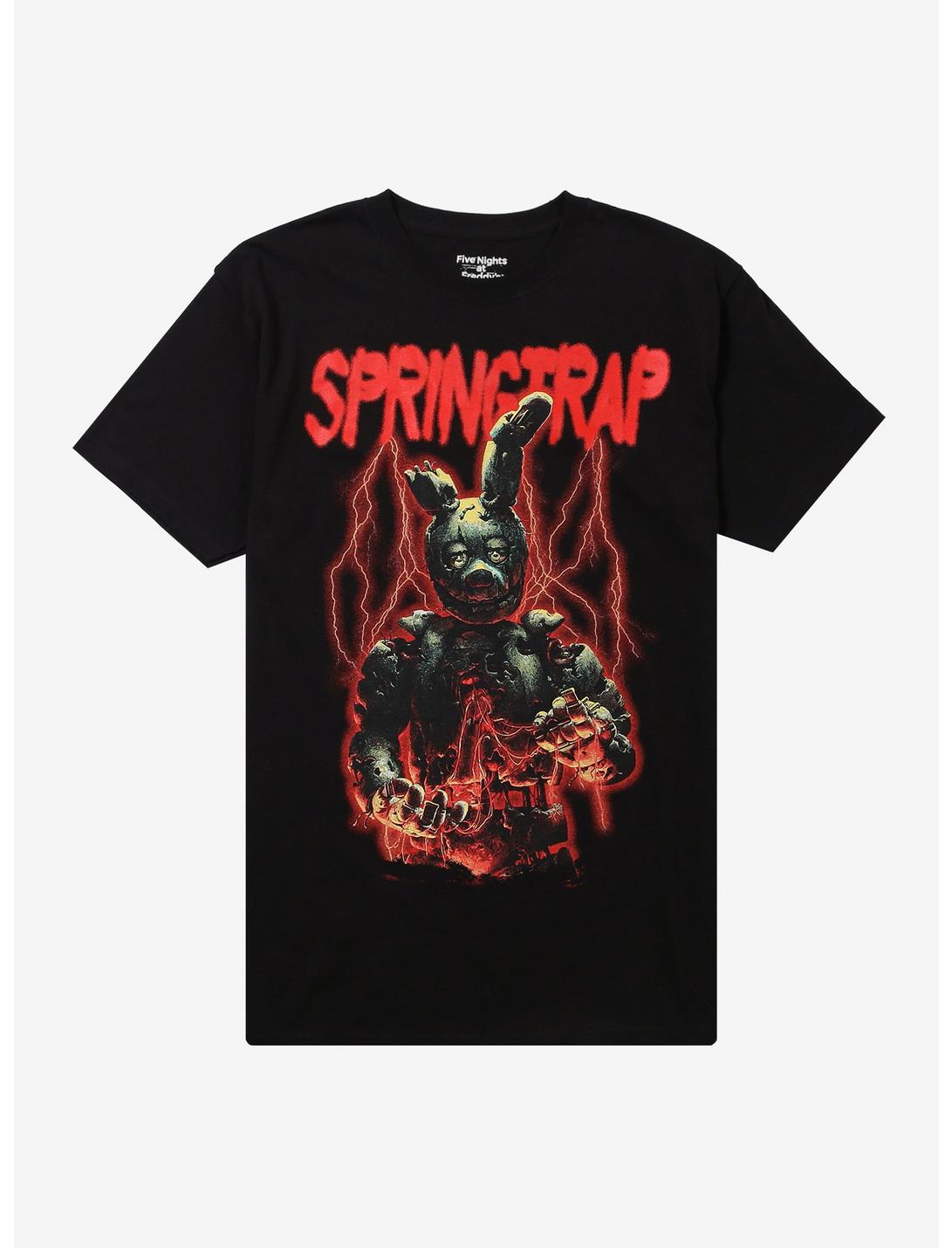 Five Nights At Freddy's Springtrap Lightning T-Shirt