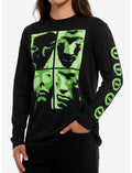 Type O Negative Face Grid Long-Sleeve T-Shirt