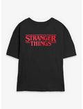 Stranger Things Blurry Logo Girls Skimmer T-Shirt