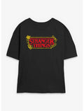 Stranger Things Doodle Logo Girls Skimmer T-Shirt