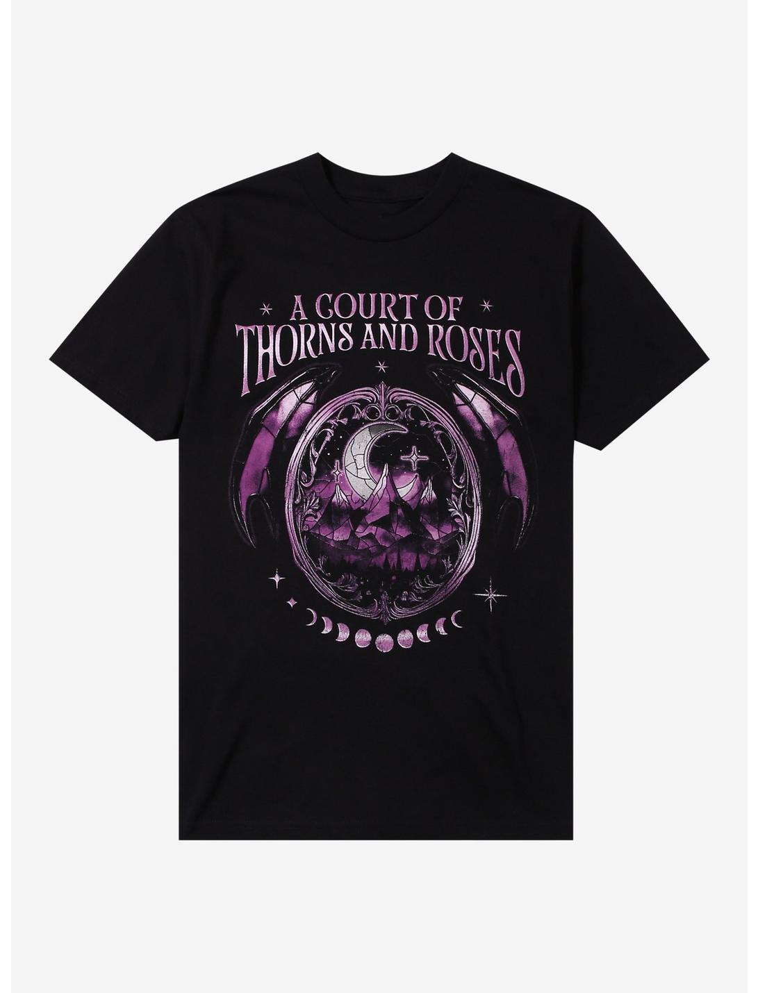 A Court Of Thorns And Roses Night Court Stained Glass T-Shirt