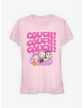 KPop Demon Hunters HUNTR/X Chibi Couch Snacking Girls T-Shirt