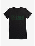 Wicked: For Good Green Stylized Logo Girls T-Shirt
