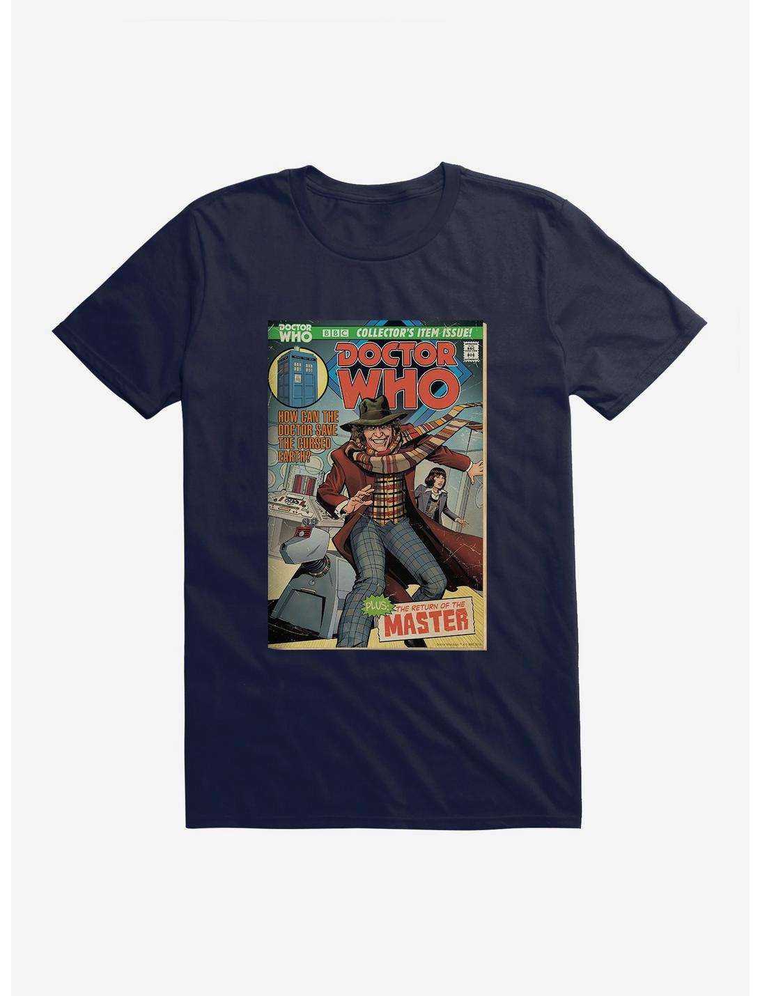 Doctor Who The Fourth Doctor And K9 Comic Cover T-Shirt