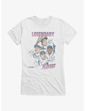 MLB Legendary Players Caricatures Girls T-Shirt Hot Topic Exclusive