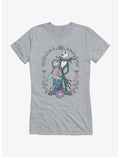 Disney The Nightmare Before Christmas Jack and Sally Flowers Girls T-Shirt Hot Topic Exclusive