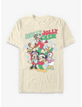 Disney Mickey Mouse Holly Jolly Crew T-Shirt