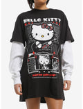 Hello Kitty Punk Long-Sleeve T-Shirt Dress