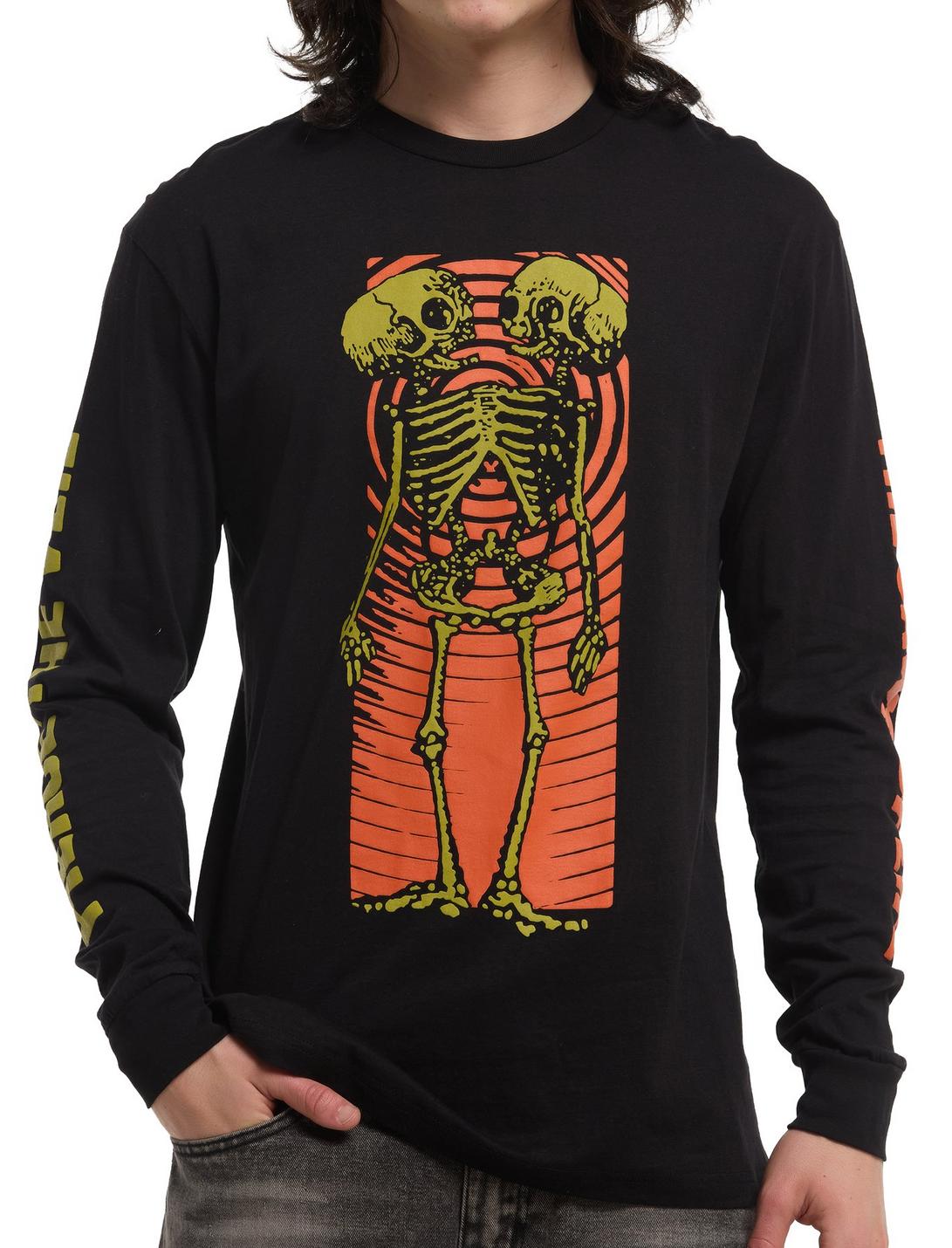 Pierce The Veil Conjoined Skeleton Long-Sleeve T-Shirt
